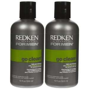 Redken For Men Go Clean Daily Shampoo, 10 oz, 2 ct (Quantity of 2)