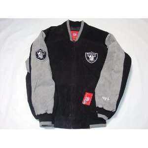   Raiders NFL G III Leather Suede Jacket #2, Medium