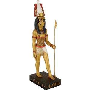  Egyptian Horus Standing, 14.5H Statue Sculpture