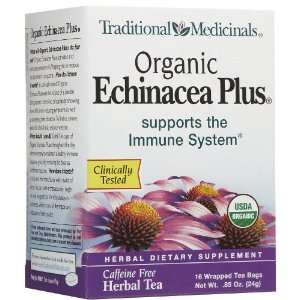 Traditional Medicinals Organic Echnicea Plus, Wrapped Tea Bags, 16 ct 