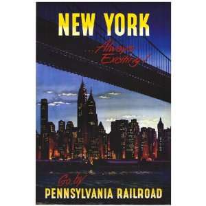  New York Always Exciting   Inspirational Posters   24 x 36 