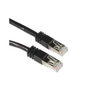  Cables TG  50Ft Cat5E Shielded Patch Cable Black 