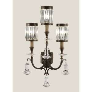 Fine Art Lamps 583150, Eaton Place Candle Crystal Wall Sconce Lighting 