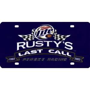  Rusty Wallace Racing Driver License Plate Sports 