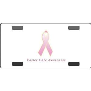  Foster Care Awareness Ribbon Vanity License Plate 