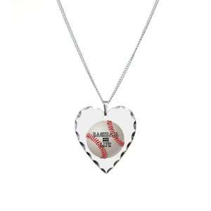  Necklace Heart Charm Baseball Equals Life Artsmith Inc Jewelry
