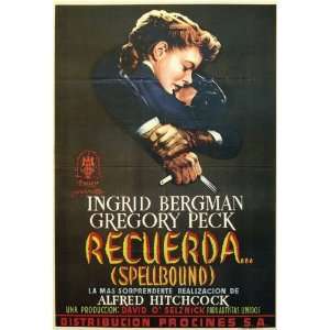 Inches   28cm x 44cm) (1955) Spanish Style A  (Ingrid Bergman)(Gregory 