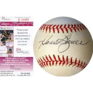 Hank Bauer Autographed Baseball (JSA)