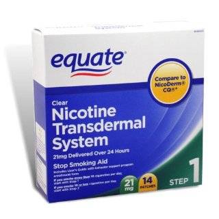   Nicotine Transdermal System, Stop Smoking Aid, 21 mg, 14 Clear Patches
