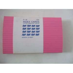  SCM Office Supplires Group H800CH Index Cards 5 x 8 