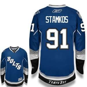  STAMKOS 91 Tampa Bay Lightning Reebok Premier Third NHL Hockey 