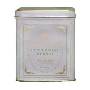 Peppermint Herbal Tea 20 Sachets in Tin  Grocery & Gourmet 