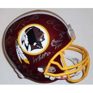  2011 Washington Redskins Team Signed Full Size Helmet Coa 