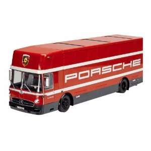  Porsche Race Car Transporter 1/18 Red Toys & Games