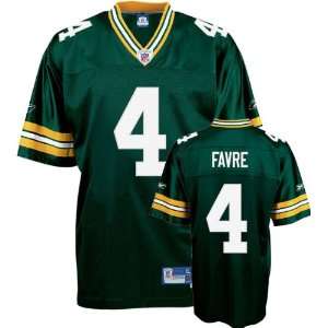 Brett Favre Reebok NFL Premier Green Bay Packers Jersey   Large 