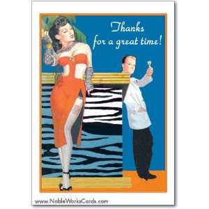  Funny Thank You Card Great Time Humor Greeting Ron Kanfi 