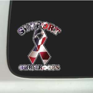  Support Our Troops Decal Car Truck Laptop Sticker (4 X 5 