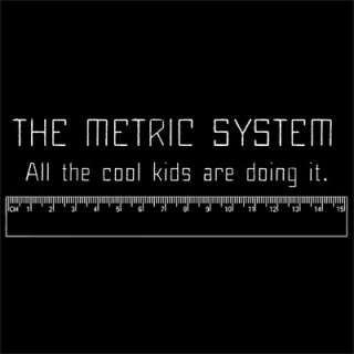 Metric System   Math   Ruler   T Shirt   Funny   Geek  