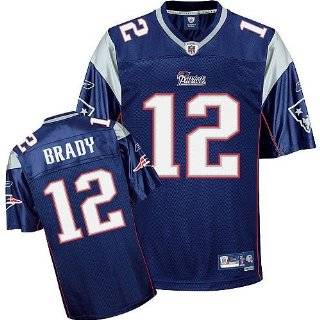  Tom Brady Patriots Reebok Mens NFL Authentic Team Color 