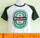 NEW COOL Thai ( M ) Heineken T Shirt White/DarkGreen Trendy Sportman