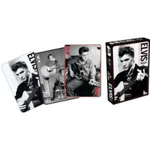    Elvis Presley Black & White Playing Cards
