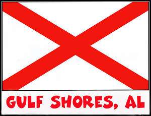 Gulf Shores Alabama Souvenir T Shirt 8 Sizes 3 Colors  