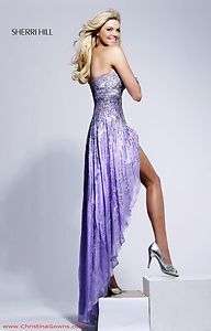 Sherri Hill Lilac High Low Prom Dress 8300 In Stock  