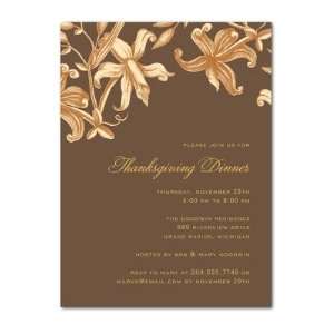Thanksgiving Party Invitations   Vintage Harvest By Shd2