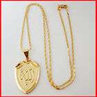 Delicate Allah Pendant 14k Real Yellow Gold Filled Jewelry HP454