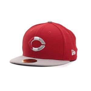  Cincinnati Reds New Era 59FIFTY MLB Logo Block Cap Sports 