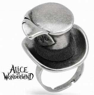   in WonderLand Mad Hatter Adjustable Ring Johnny Depp   NEW  