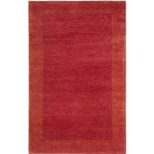Safavieh GB599A Hand Knotted Red and Rust Wool Area Rug, 7 Feet 9 Inch 