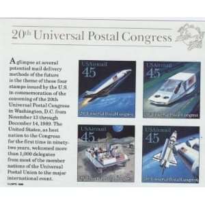  Future Mail Transportation Souvenir Sheet 45 cent #c126 