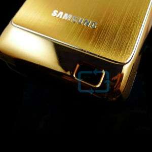 Luxury Metal Hard Case Samsung Galaxy S2 i9100#SA72 GOL  
