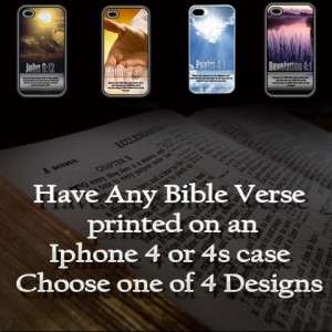   Verse Apple iPhone 4/4S case  Use Any Bible Verse  