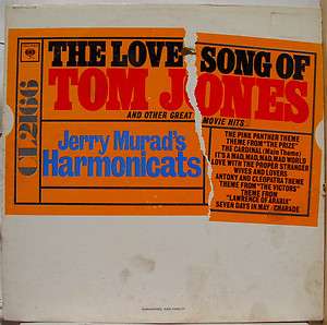 JERRY MURADS HARMONICATS the love songs of tom jones LP VG+ CL 2166 