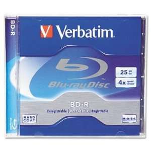  BD R DVD Disc 25GB 4x Jewel Case White Wide Power Margin Faster Data 