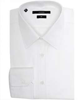 Gucci white pointed collar Tie dress shirt  