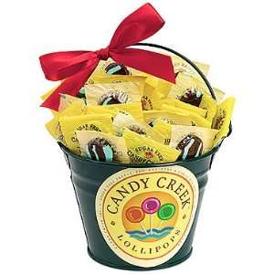 Candy Creek Sugar Free Chocolate Mint Zanys Lollipops   1 lb. Box 