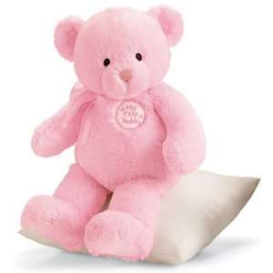  My First Teddy   15 inch soft pink teddy bear by Gund 
