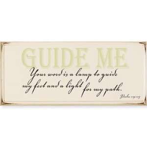  Guide Me Wooden Sign