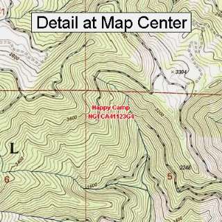   Map   Happy Camp, California (Folded/Waterproof)