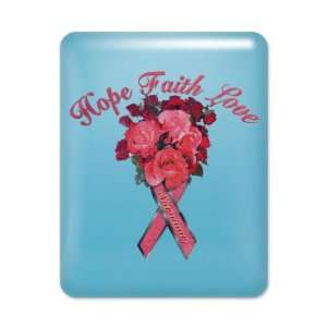   Blue Cancer Pink Ribbon Survivor Hope Faith Love 