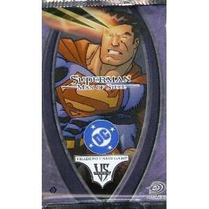  Vs. System Card Game   DC Superman Man Of Steel 1ST 