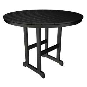  Monterey Bay Round 48 Counter Height Table   Charcoal 