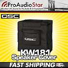 QSC KW181 Soft Speaker Cover with Grille Guard KW 181 PROAUDIOSTAR