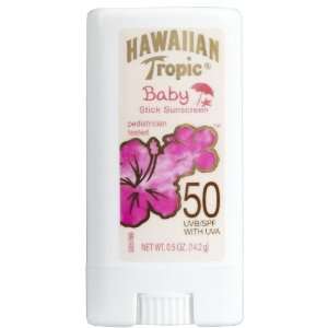 Hawaiian Tropic Baby Faces & Tender Places Sunblock SPF 50, SPF 50+ .5 
