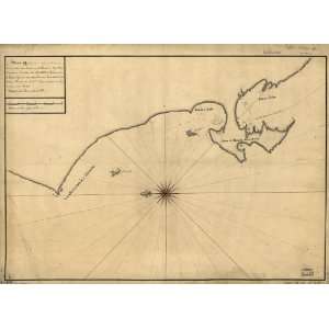  1770 map Coast of South Africa, Cape of Good Hope