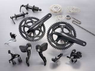NEW 2012 Shimano 105 Group Set 5700 Triple in Black works with Ultegra 