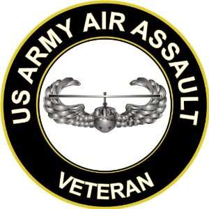  3.8 US Army Air Assault Veteran Decal Sticker Everything 